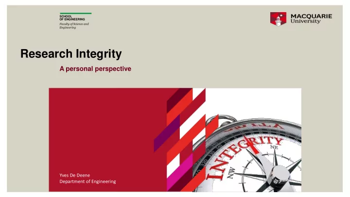 research integrity