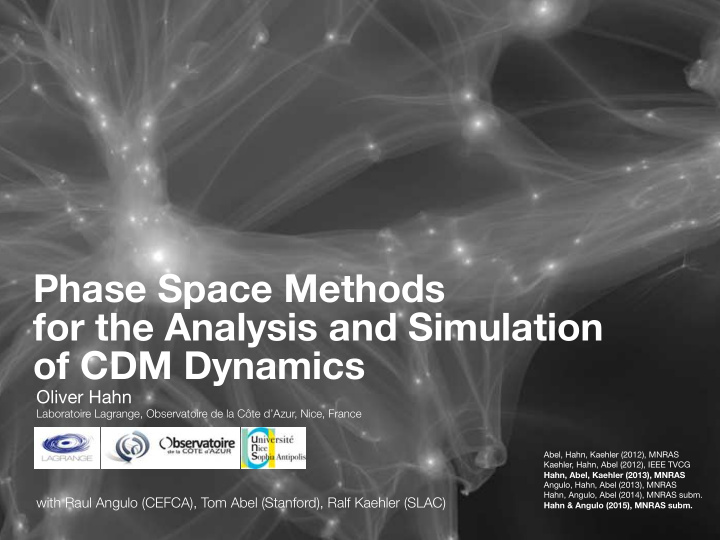 phase space methods for the analysis and simulation of