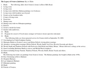 14.  Blank. Program for concert of Czech music arranger in Svatavas honor upon her retirement.