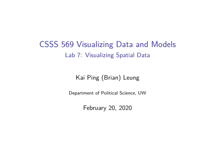 csss 569 visualizing data and models