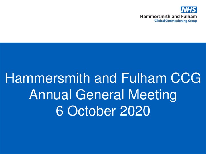 annual general meeting