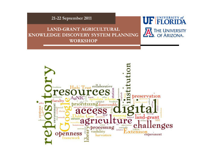 land grant agricultural knowledge discovery system