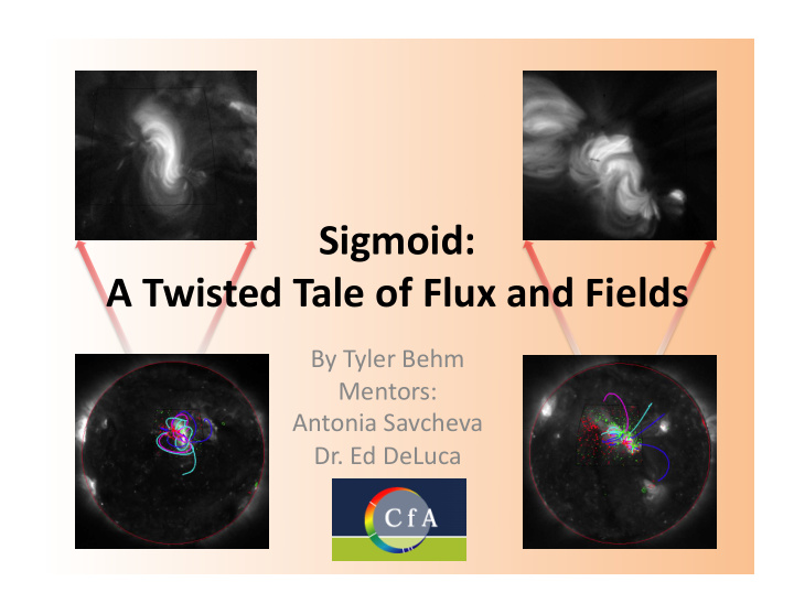 sigmoid a twisted tale of flux and fields