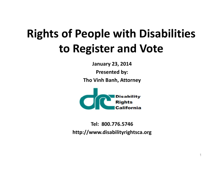 rights of people with disabilities rights of people with