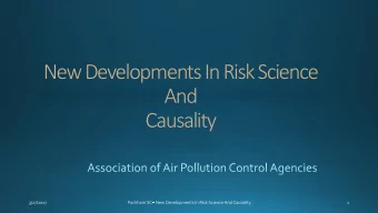 New Developments In Risk Science  And  Causality  The 1854  Cholera  Epidemic  Broad Street  Pump