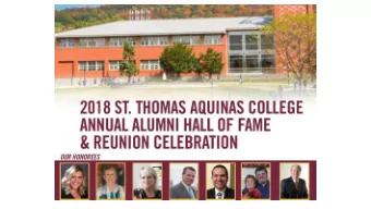 GOLD PAGE  GOLD PAGE  GOLD PAGE  GOLD PAGE  Best Wishes  2018 St. Thomas Aquinas College  Hall of