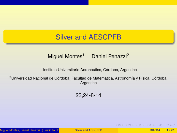 silver and aescpfb