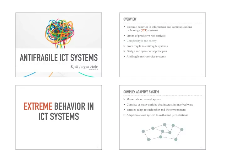 extreme behavior in