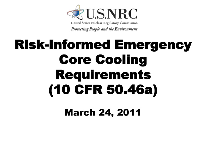 ris risk informed informed emergency emergency