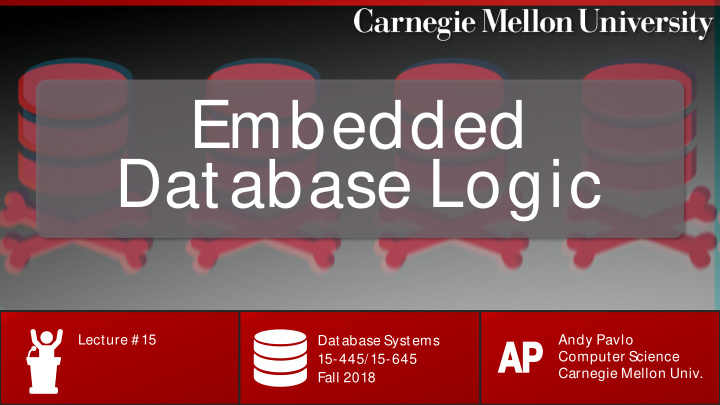 embedded database logic