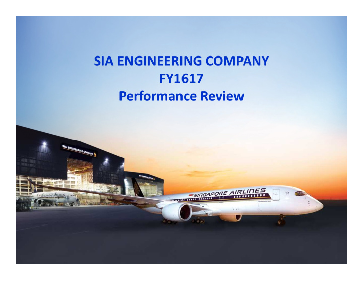 sia engineering company fy1617 performance review