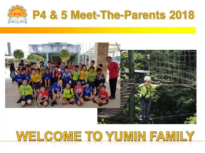 p4 5 meet the parents 2018 p4 form teachers