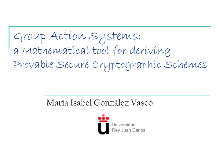 group action systems