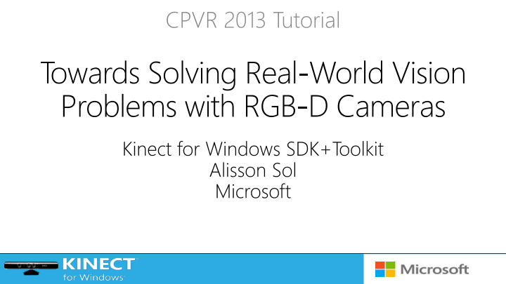 cpvr 2013 tutorial