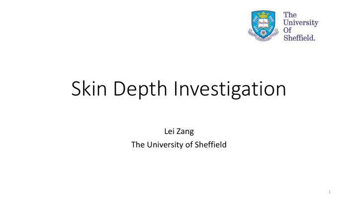 skin depth investigation