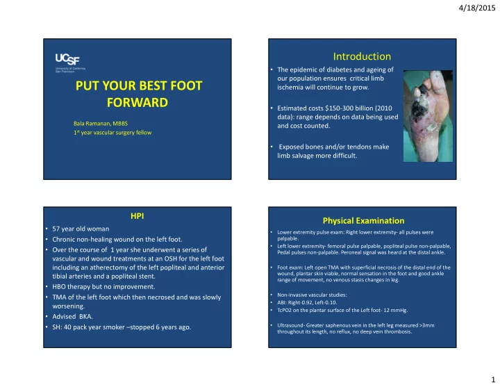 put your best foot