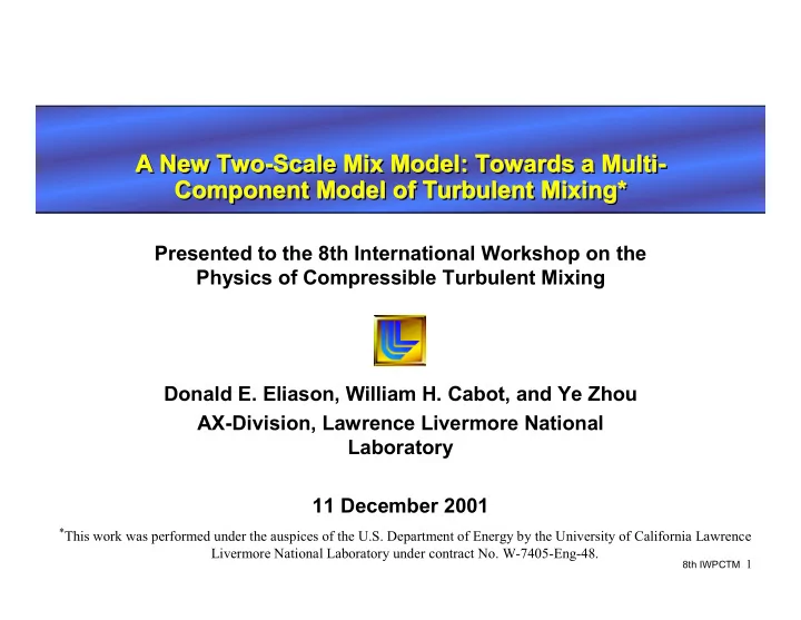 a new two scale mix model towards scale mix model towards
