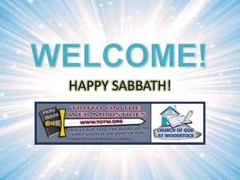 HAPPY SABBATH!  1  2 Job 24:13-17 They are of those that rebel against the light ; they know not