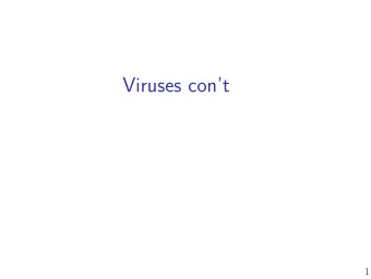 Viruses cont  1  Changelog  Corrections made in this version not in fjrst posting: 6 Feb 2017: