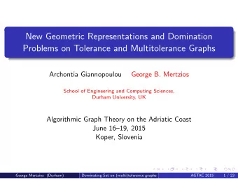 New Geometric Representations and Domination  Problems on Tolerance and Multitolerance Graphs