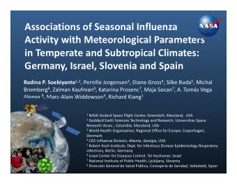 Associations of Seasonal Influenza Activity with Meteorological Parameters in Temperate and