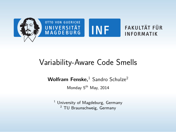 variability aware code smells