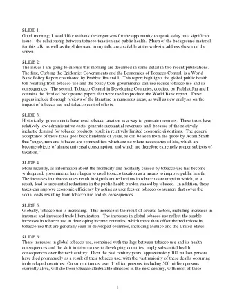 SLIDE 1:  Good morning; I would like to thank the organizers for the opportunity to speak today on