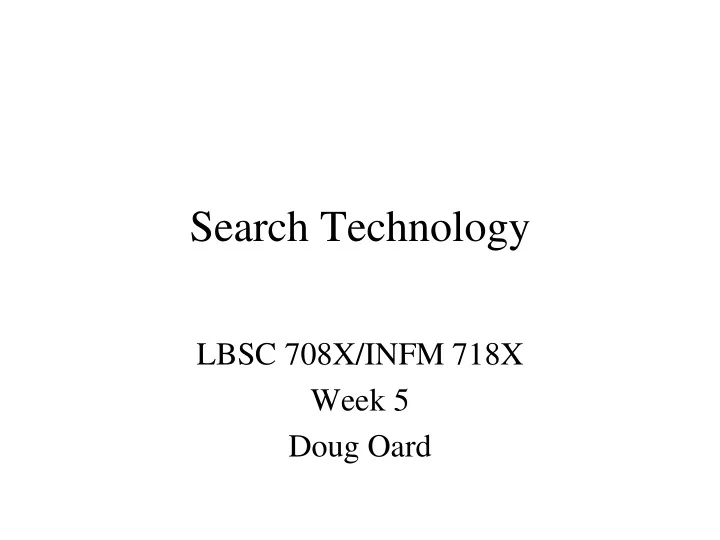 search technology