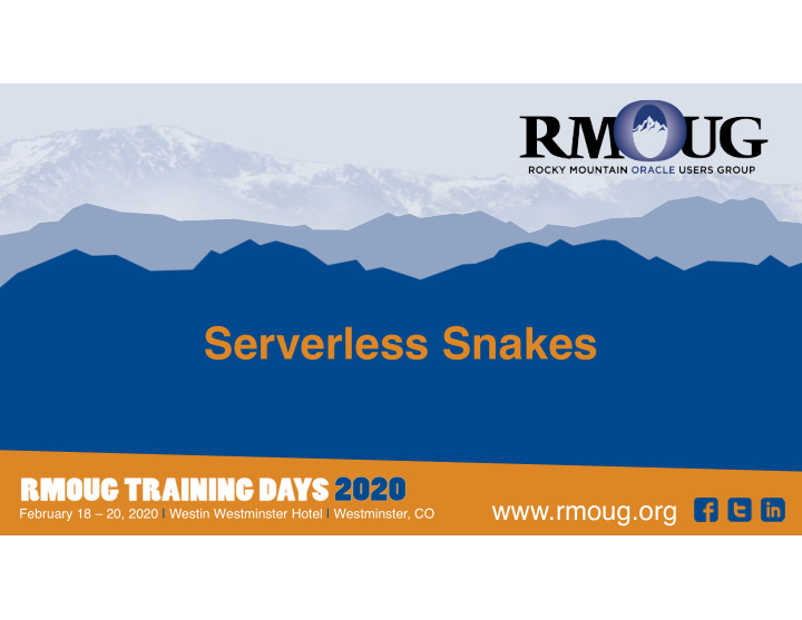 serverless snakes