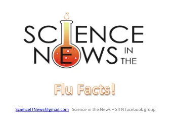 ScienceITNews@gmail.com      Science  in  the  News    SITN