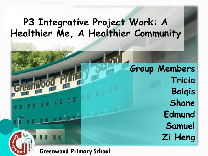 p3 integrative project work a