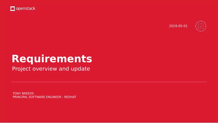 requirements
