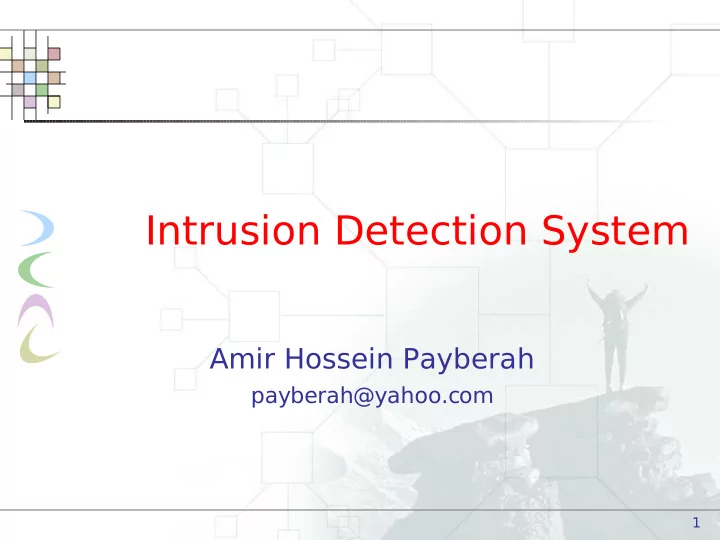 intrusion detection system