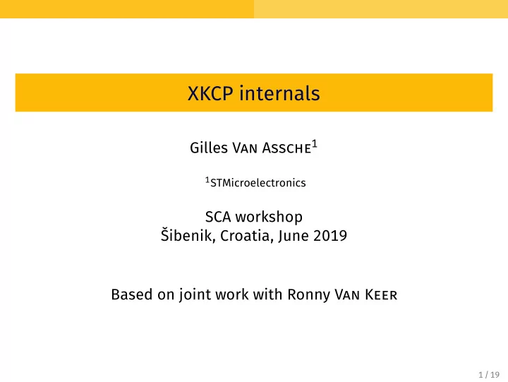 xkcp internals