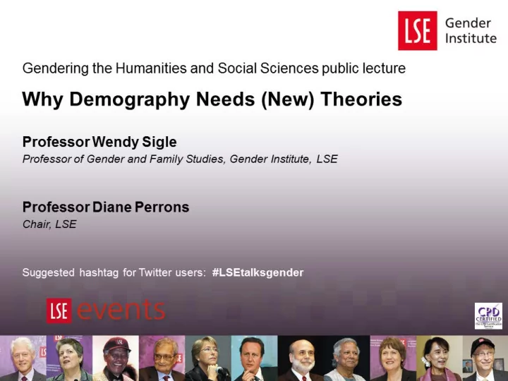 why demography needs new theories