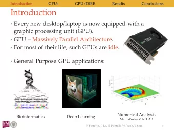 Introduction  Every new desktop/laptop is now equipped with a   graphic