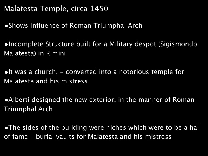 san andrea in mantua circa 1470 triumphal arch idea