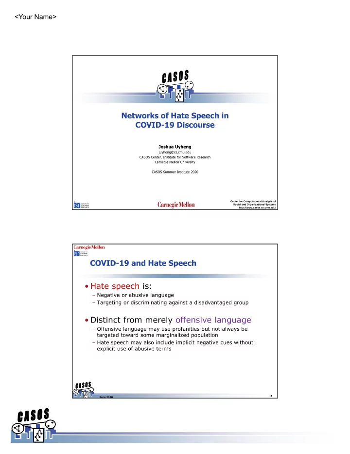 hate speech is