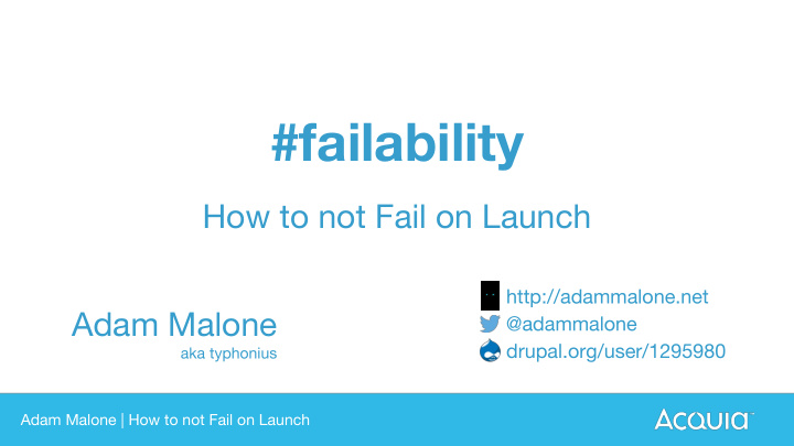 failability