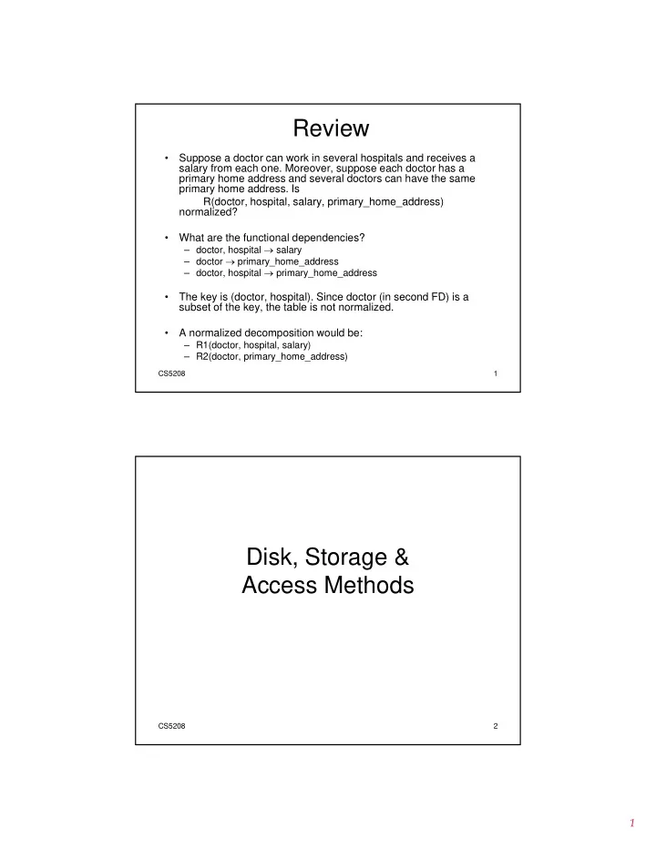 review