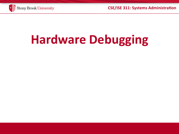 hardware debugging