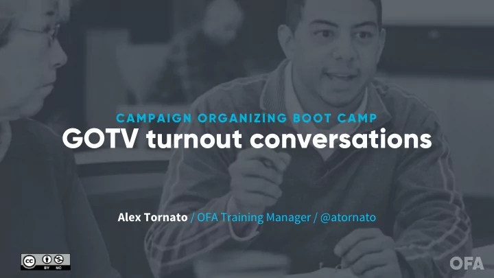 gotv turnout conversations
