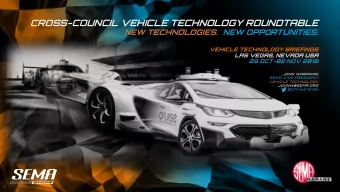 CROSS-COUNCIL VEHICLE TECHNOLOGY ROUNDTABLE  NEW TECHNOLOGIES.  NEW OPPORTUNITIES.  VEHICLE