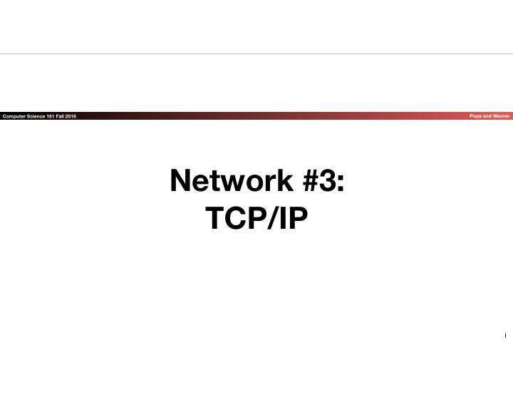 network 3 tcp ip