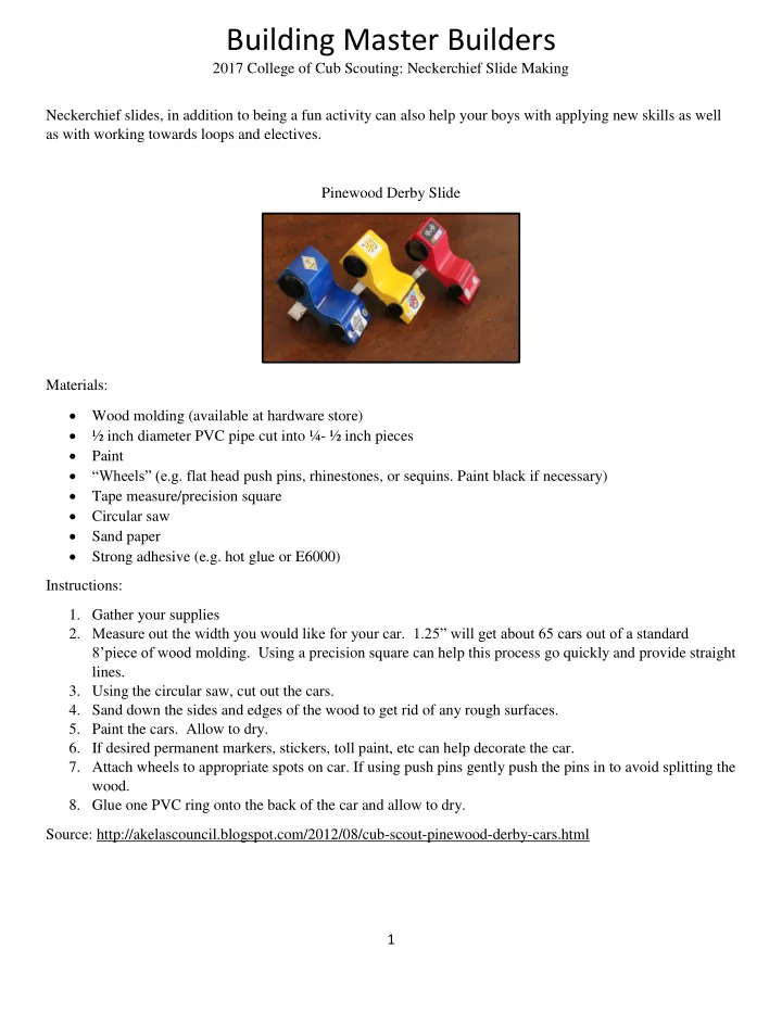 building master builders