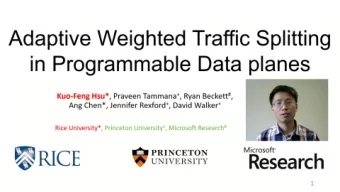 2  Traffic flows  src1  src1  dest  dest  src2  src2  load =  0  load &gt; 0  3  Probes  Probes