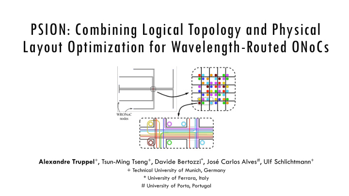 psion combining logical topology and physical layout