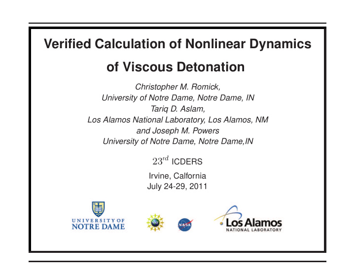 verified calculation of nonlinear dynamics of viscous