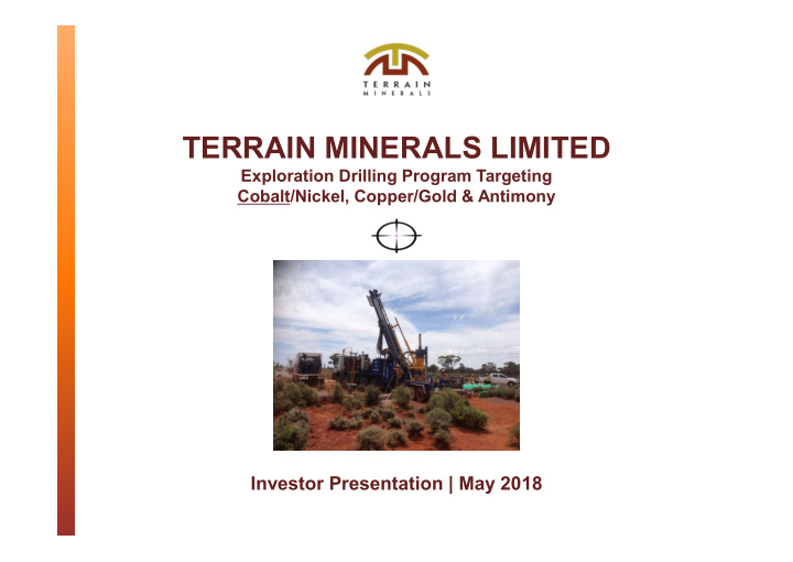 terrain minerals limited