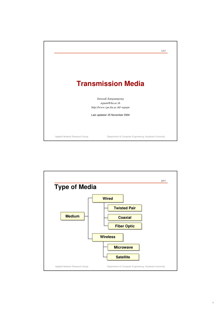 transmission media